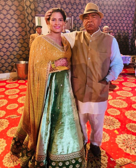 Geeta Phogat and Mahavir Singh Phogat